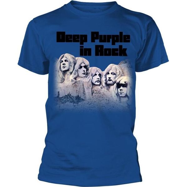 Deep Purple - Maglietta "In Rock"" Per Uomo/Donna Unisex PH4345 (L) (Blu)"-image