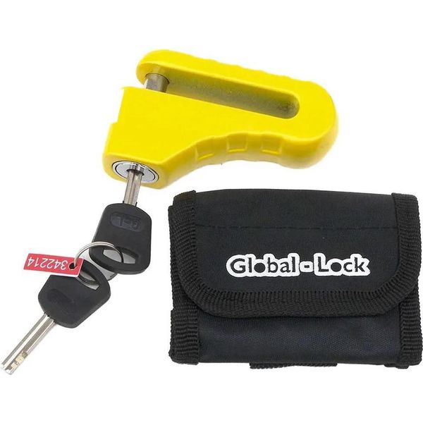 Global Lock Classic Blocco Freno A Disco Giallo Giallo Taglia Unica-image
