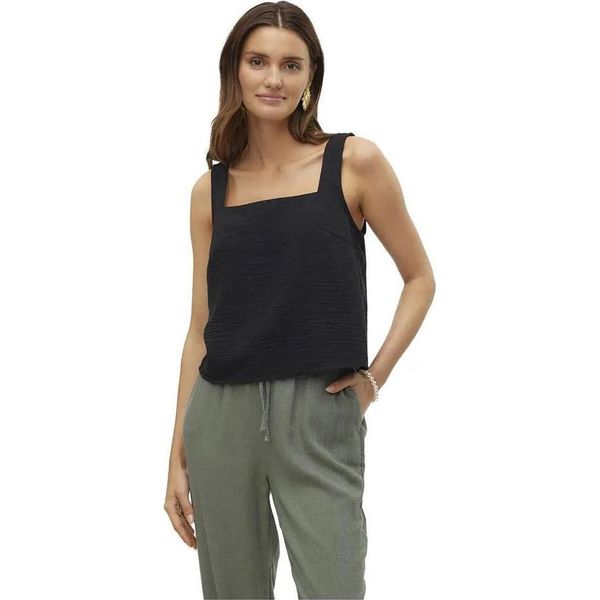 Vero Moda Kita Maglietta Senza Maniche Grigio Xs Donna Grigio Xs-image