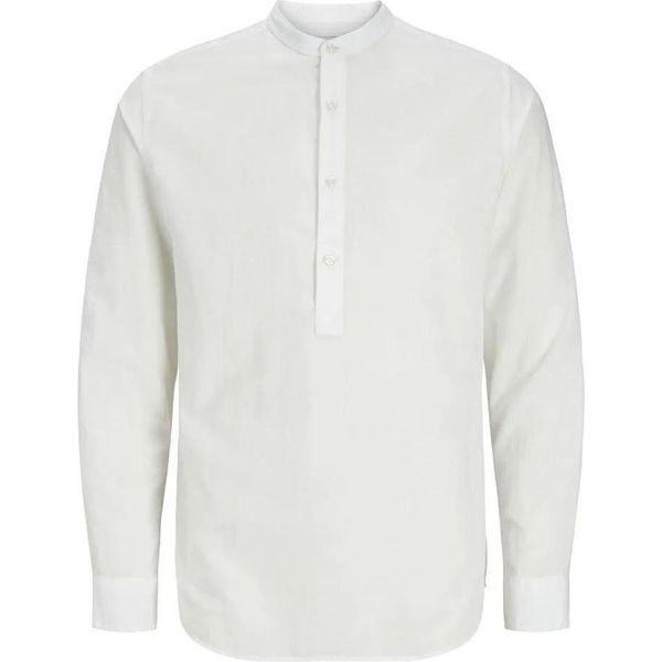 Jack & Jones Ebreeze Camicia A Maniche Lunghe Con Mezza Abbottonatura Bianco Xl Uomo Bianco Xl-image