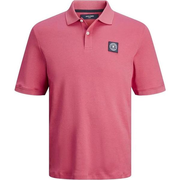 Jack & Jones Virtual Polo A Maniche Corte Rosa S Uomo Rosa S-image
