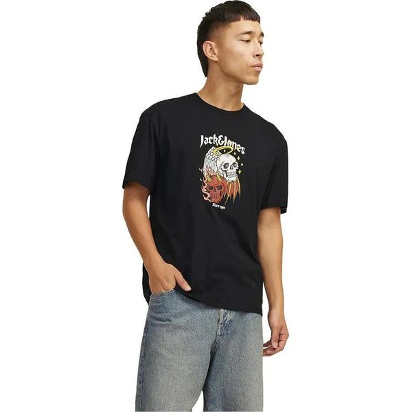 Jack & Jones Seven Skull - Maglietta A Maniche Corte Nero S Uomo Nero S-image