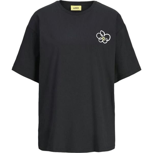Jack & Jones Peyton Loose Jjxx T-Shirt A Maniche Corte Nero M Donna Nero M-image