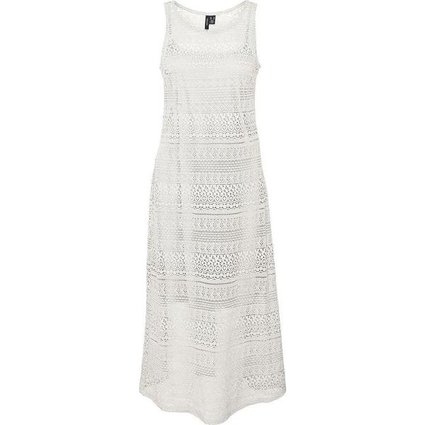 Vero Moda Miele Abito Lungo Senza Maniche Bianco S Donna Bianco S-image