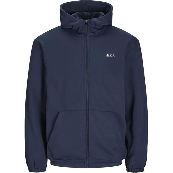 Jack & Jones Basic Zip Plus Size Pullover Con Zip Blu 5XL Uomo Blu 5XL-image