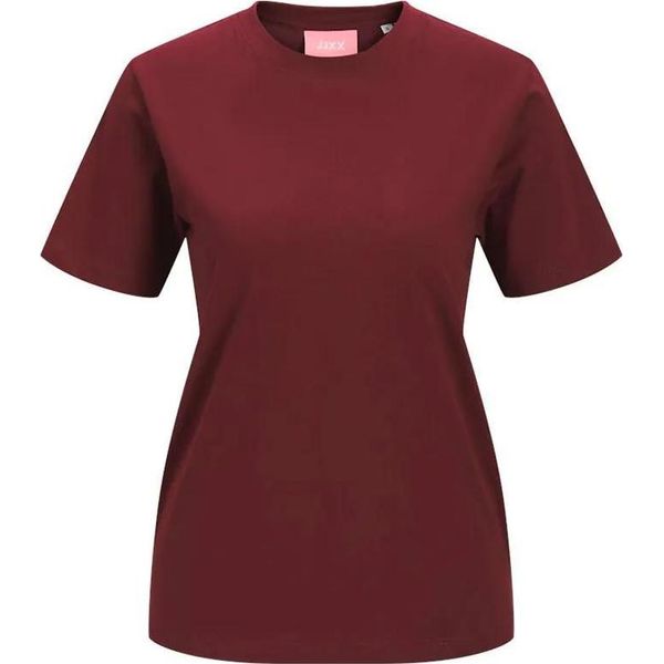 Jack & Jones Anna Regular Every Jjxx Kurzarm-T-Shirt Rot M Damen Rot M-image