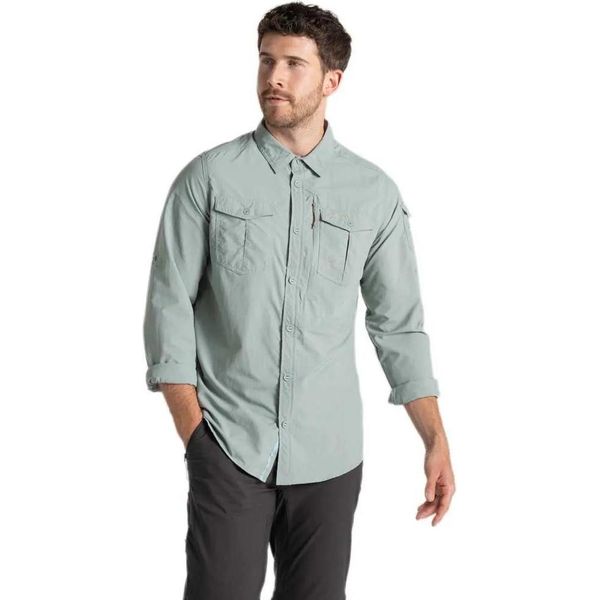 Craghoppers Nosilife Adventure Iii Camicia A Maniche Lunghe Verde S Uomo Verde S-image