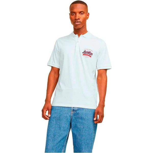 Jack & Jones Logo Polo Manica Corta Bianco M Uomo Bianco M-image