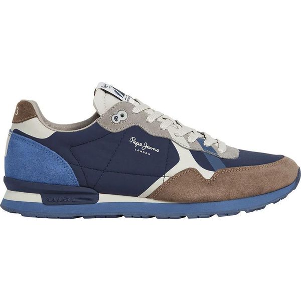 Pepe Jeans Brit Prints Scarpe Sportive Blu Eu 43 Uomo Blu Eu 43-image