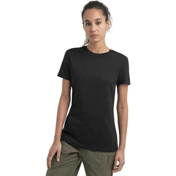 Icebreaker Merino 150 Tech Lite Iii Maglietta A Maniche Corte Nero L Donna Nero L-image