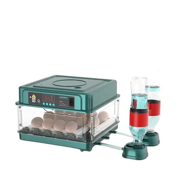 Mini Incubatrice Per 15 Uova, A Cassetto, Riempimento Automatico Dell'acqua E Controllo Della Temperatura, 15 Uova-image