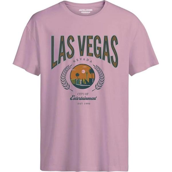 Jack & Jones Dessert - Maglietta A Maniche Corte Rosa M Uomo Rosa M-image