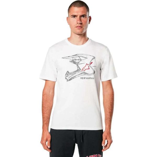 Alpinestars Mx Maglietta A Maniche Corte Bianco M Uomo Bianco M-image