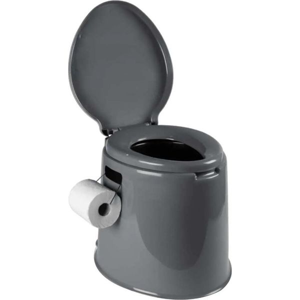 Kampa King Khazi Wc Blocco Wc Portatile Argento Argento Taglia Unica-image