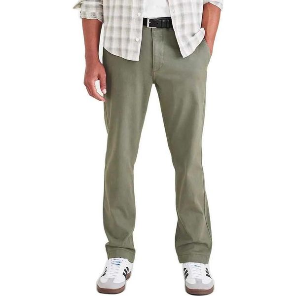Dockers Smart 360 Flex California Slim Pantaloni Chino Verde 32 / 34 Uomo Verde 32-image
