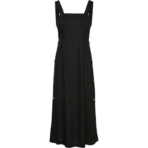 Vero Moda Kalla 7/8 Abito Lungo Senza Maniche Nero M Donna Nero M-image