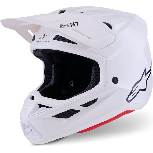 Casco Supertech S-M7 Solid, Alpinestars (Bianco, Taglia Xl)-image