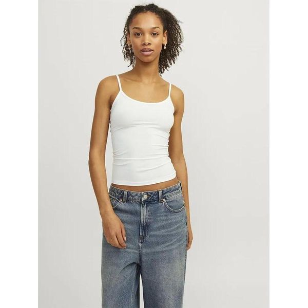 Jack & Jones Saga Str Jjxx Maglietta Senza Maniche Bianco S Donna Bianco S-image