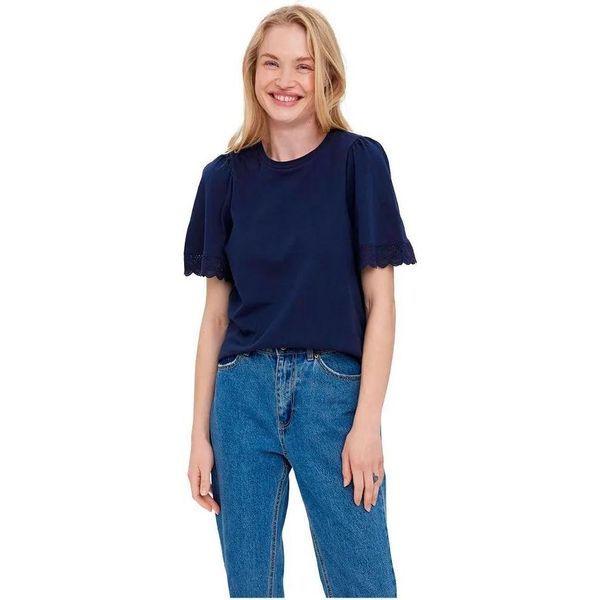 Vero Moda Nanett - Maglietta A Maniche Corte Blu S Donna Blu S-image