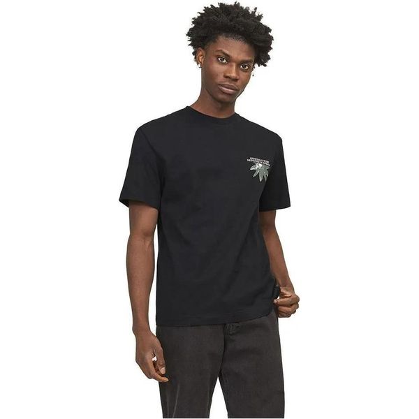 Jack & Jones Tampa Back Maglietta A Maniche Corte Nero M Uomo Nero M-image