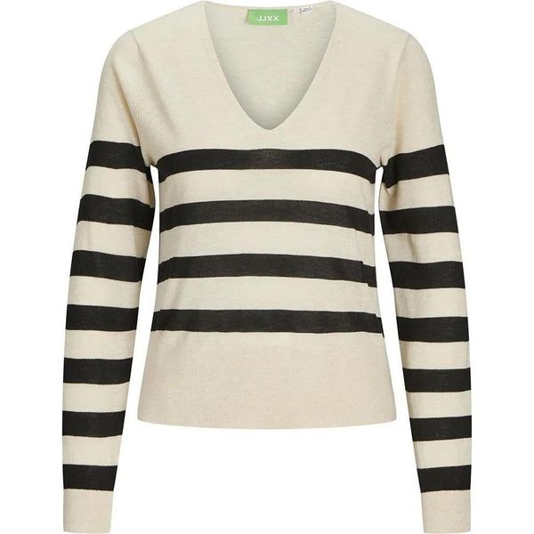 Jack & Jones Athena Jjxx Maglione Con Scollo A V Beige Xl Donna Beige Xl-image