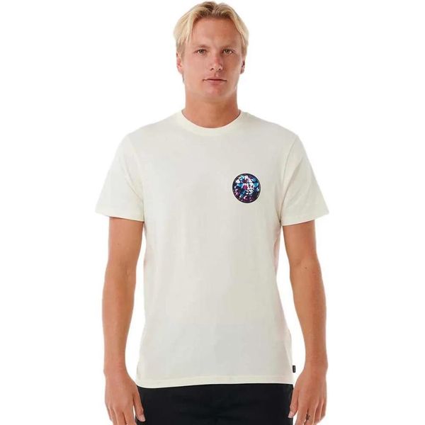 Rip Curl Wettie Passage Icon Maglietta A Maniche Corte Bianco S Uomo Bianco S-image
