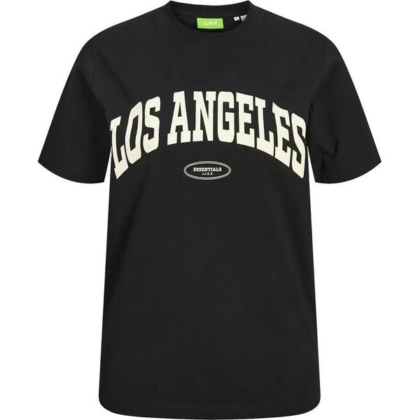 Jack & Jones Merle Reg Jjxx Maglietta A Maniche Corte Nero Xs Donna Nero Xs-image