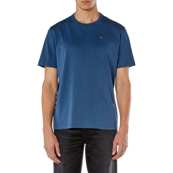 Diesel T Adjust Microdiv Maglietta A Maniche Corte Blu L Uomo,Donna Blu L-image