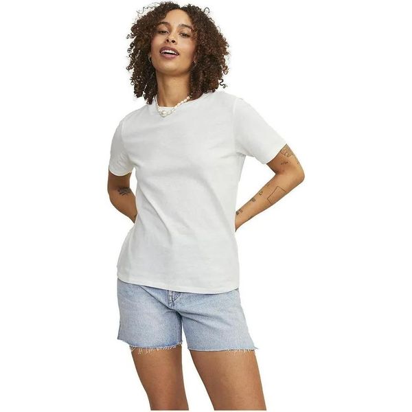 Jack & Jones Isla Maglietta A Maniche Corte Bianco L Donna Bianco L-image