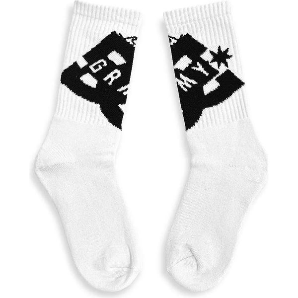 Grimey The Swarm Dc Shoes X Regular Socks Bianco Eu 38-42 Uomo, Donna Bianco Eu 38-42-image