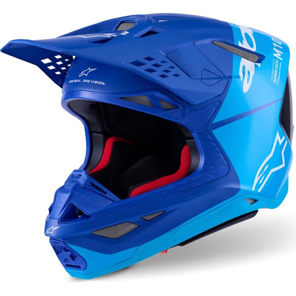 Casco Supertech S-M10 Flood, Alpinestars (Blu Perla/Azzurro/Nero/Carbonio/Opaco/Lucido, Taglia L)-image