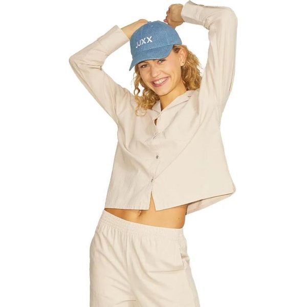 Jack & Jones Eva Comfort Linen Sn Jjxx Camicia A Maniche Lunghe Bianco Xl Donna Bianco Xl-image