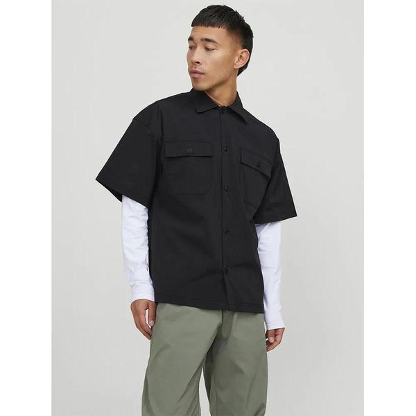 Jack & Jones Altitude - Camicia A Maniche Corte Nero L Uomo Nero L-image