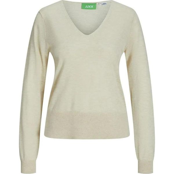 Jack & Jones Athena Jjxx Maglione Con Scollo A V Beige S Donna Beige S-image