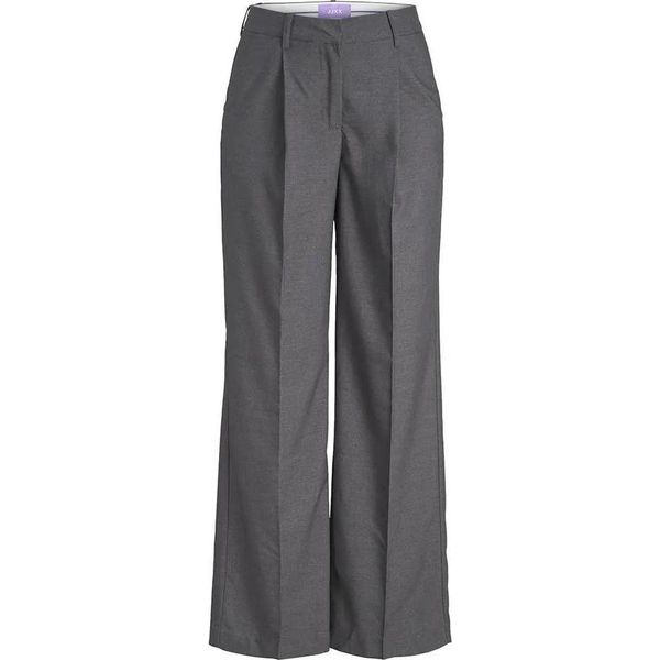 Jack & Jones Ellis Wide Jjxx Pantaloni A Vita Alta Grigio L Donna Grigio L-image