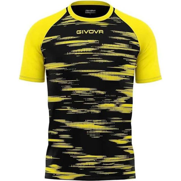 Givova Pixel Maglietta A Maniche Corte Nero M Uomo Nero M-image