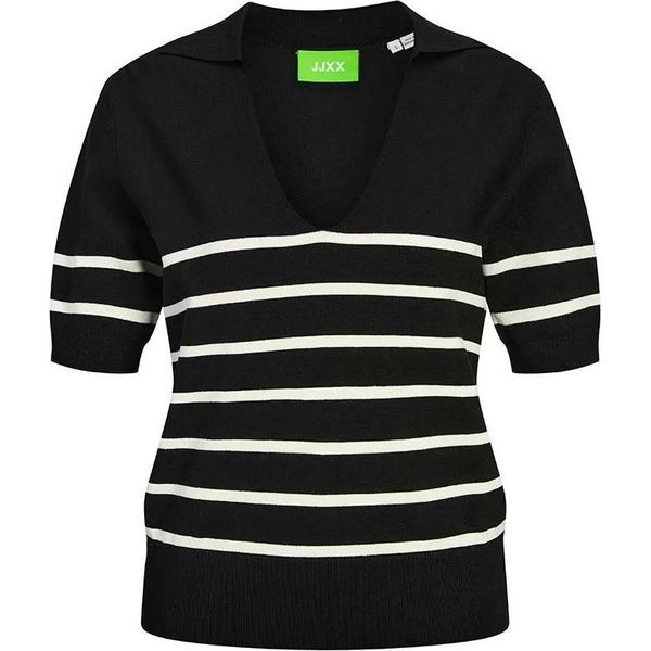 Jack & Jones Layla Comfy Jjxx Polo A Maniche Corte Nero L Donna Nero L-image