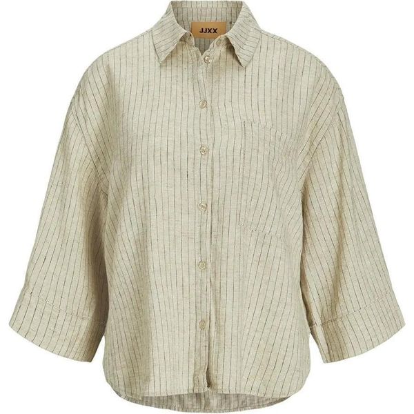 Jack & Jones Breeze Summer Jjxx Camicia 3/4 Braccia Beige M Damen Beige M-image