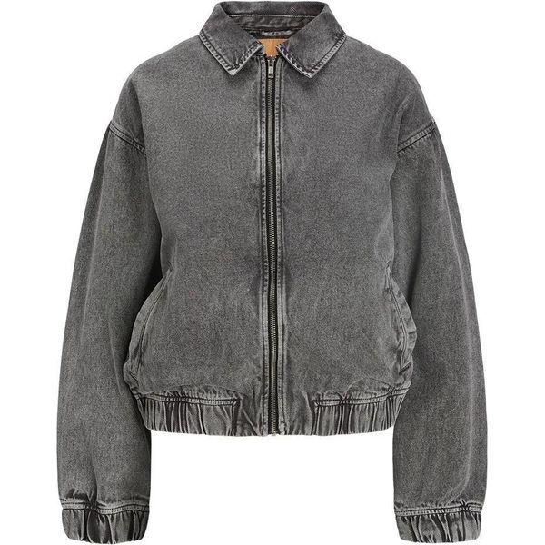 Jack & Jones Ziggy Washed Jjxx Bomber Jacket Grigio M Donna Grigio M-image
