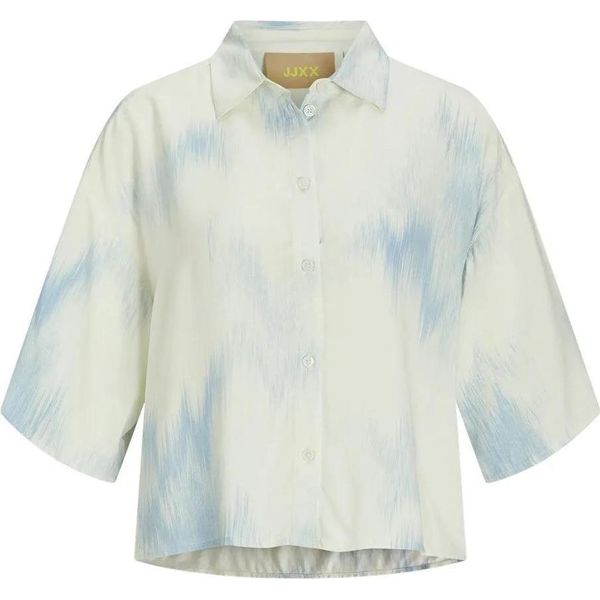 Jack & Jones Mira Viscosa Jjxx Camicia A Maniche Corte Beige M Ladies Beige M-image