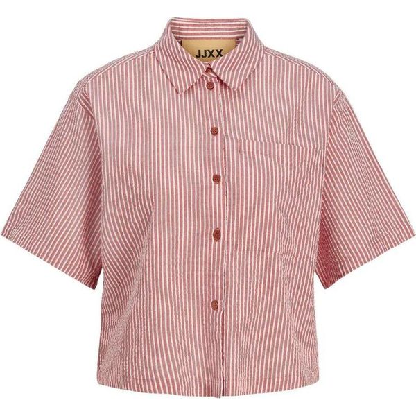 Jack & Jones Windy Seersucker Jjxx Camicia A Maniche Corte Rosa Xs Donna Rosa Xs-image
