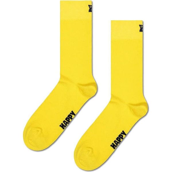 Happy Socks Calzini Solidi Yellow Eu 36-40 Uomo, Donna Yellow Eu 36-40-image