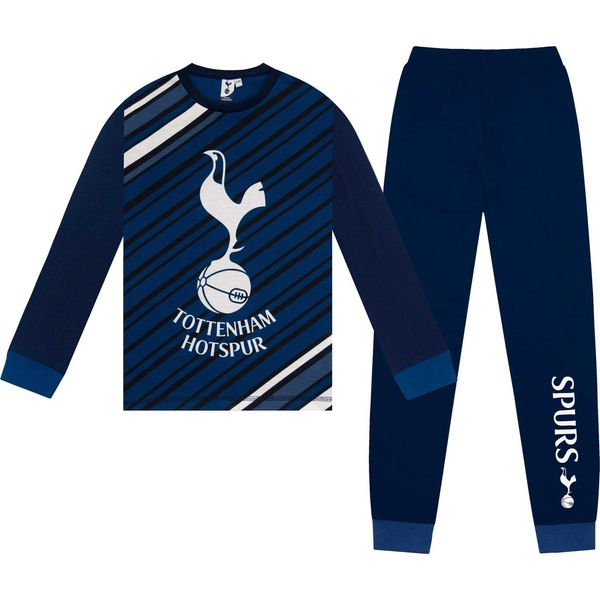 Tottenham Hotspur Fc - Pigiama Con Pantaloni Lunghi Per Ragazzi GF1000 (158-164) (Blu Scuro)-image
