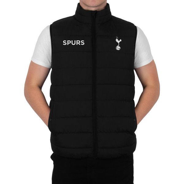 Tottenham Hotspur Fc - Gilet Da Uomo Imbottito GF219 (3XL) (Nero)-image