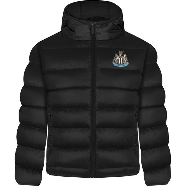 Newcastle United Fc - Giacca Da Ragazzo, Trapuntata GF311 (152-158) (Nero)-image