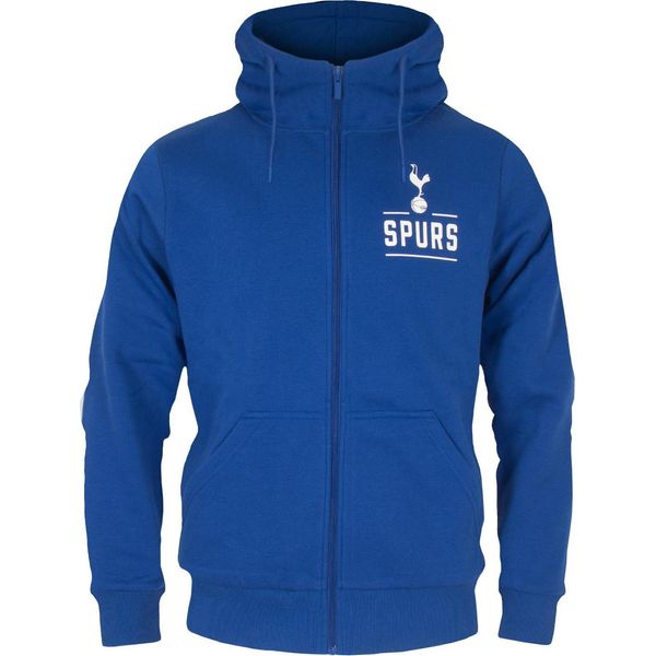 Tottenham Hotspur Fc - Felpa Con Cappuccio Da Uomo, In Pile GF199 (S) (Blu Mare)-image
