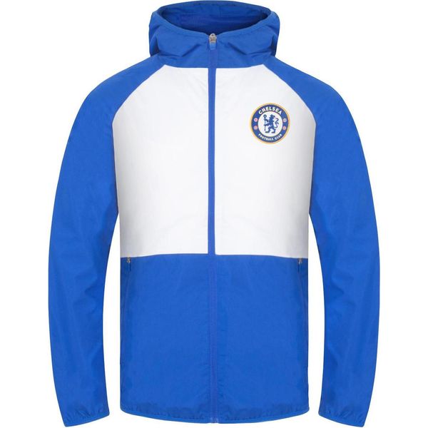 Chelsea Fc - Giacca A Vento Da Ragazzo, Bicolore GF256 (152-158) (Bianco/Blu Reale)-image