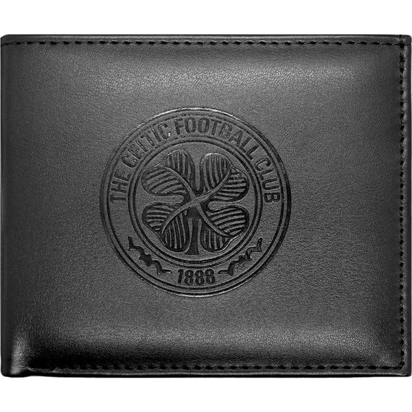 Celtic Fc - Portafoglio Con Stemma In Rilievo GF1112 (Taglia Unica) (Nero)-image