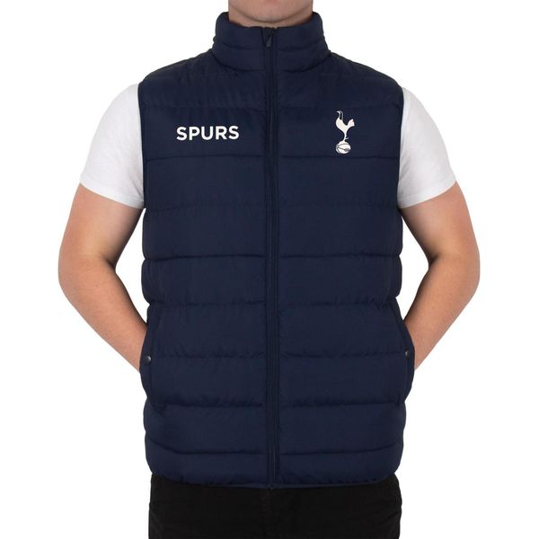 Tottenham Hotspur Fc - Gilet Da Uomo Imbottito GF219 (Xl) (Blu Scuro)-image