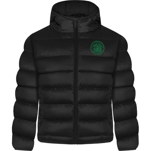 Celtic Fc - Giacca Da Ragazzo, Trapuntata GF313 (122) (Nero)-image